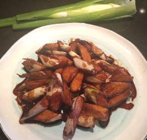 Wild Rice Stem with Soy Sauce油焖茭白