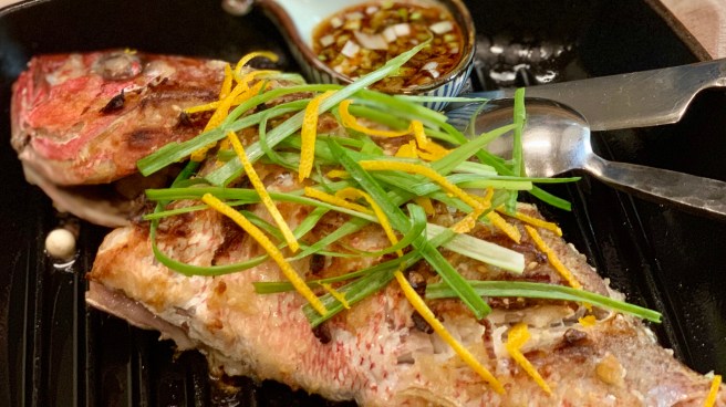 Grilled Whole Red Snapper